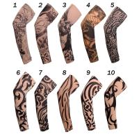 1PC Protección UV Para Brazos Flor Arm Tattoo Sin Costuras Mangas De Protección Solar Para Hombres Y Mujeres Mangas Térmicas Para Exterior - details 2