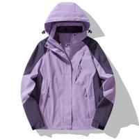 Chaqueta De Moda Trenzada De Poliéster Para Hombres Impermeable Y a Prueba De Viento Para Actividades Al Aire Libre Y Deportes En Primavera Y Otoño Con Capucha Desmontable - details 16