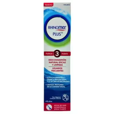 RHINOMER PLUS USUARIOS FRECUENTES FUERZA 3 FUERTE 1 SPRAY 125 ML - 1