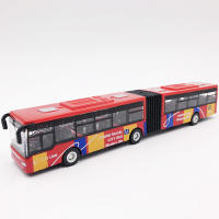 Modelo De Autobús De Doble Piso a Escala 1:64 Con Acción De Retroceso Regalo Ideal Para Niños Replica Auténtica De Metal - details 0