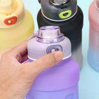 Taza Deportiva Portátil De Plástico 1300ml Con Pajita Cambio De Color Tetera Frosted Para Adultos Adecuada Para Senderismo - details 5