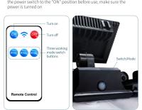 Luz Solar Exterior 300 LED Con Sensor De Movimiento Luz De Jardín Impermeable Ajustable Lámpara De Pared Para Patio - details 14