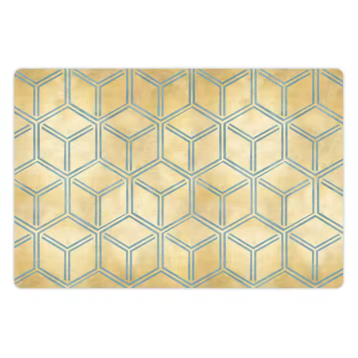 VINILIKO, set de 4 individuales de mesa Naomi gold  4u-30x45 cm - 1