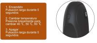 - Calentador de Manos Recargable USB Portátil, Calentamiento Rápido con 3 Niveles de Calor de 40°C a 60°C, 5000mAh Calienta Manos Electrico para Deportes/Trabajos de Invierno, Pantalla Led Fuego, Regalo San Valentín - details 0