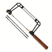 Máscara De Aleación De Aluminio Con Mango De Madera Herramienta De Sierra Para Trabajos De Carpintería Y Madera Con Hojas De Repuesto - details 9