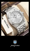 Reloj De Cuarzo Para Hombre Moda Con Correa De Aleación Y Anillo Octagonal Decorativo Movimiento De Cuarzo Alta Gama Reloj De Negocios - details 13