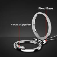 Soporte Universal Para Móvil Con Anillo Y Correa De Dedo 360 Grados 2 En 1 Soporte Metálico Para Teléfono Y Correa De Colgador - details 7