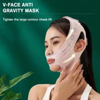 Máscara De Piel V Shaped Para Modelado Facial Y Reducción De Doble Mentón Herramienta De Levantamiento Facial Reutilizable Belleza Y Cuidado De La Piel - details 2