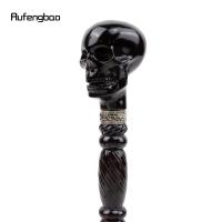 Bastón De Madera Creativo Con Diseño De Calavera De Diablos Negro Para Moda Y Cosplay Decorativo 93cm Con Punta De Goma Para Senderismo - details 6