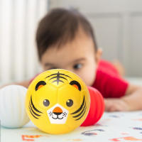 Bola De Fútbol Para Niños Mini Bola Educativa De Animales De Dibujos Animados Suave Y Portátil Para Practica Y Entrenamiento Interior Y Exterior - details 1