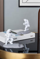 Soporte De Teléfono Móvil En Forma De Astronauta Figura De Escultura Para Decoración De Escritorio Adorno Espacial Para Enthusiasts - details 10
