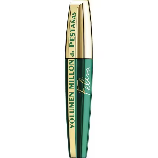 L'Oréal Máscara Millón de Pestañas, Felline, Volumen Definido, Color Negro - 1