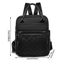 Mochila Casual De Gran Capacidad Para Mujer Mochila Versátil Diaria Con Material Oxford Y Lining De Poliéster Adecuada Para Todos - details 0