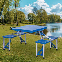 Mesa plegable con 4 taburetes Aktive Camping - details 1