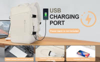 Mochila De Viaje Likros Para Mujeres Con USB Expansible Weekender De Senderismo Para Hombres Portátil 40L Impermeable - details 5