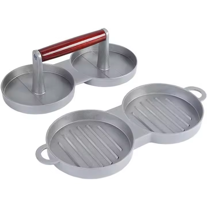Cocina Molina para Carne veggie hamburguesa barbacoa herramienta portátil regalo Hogar - 1