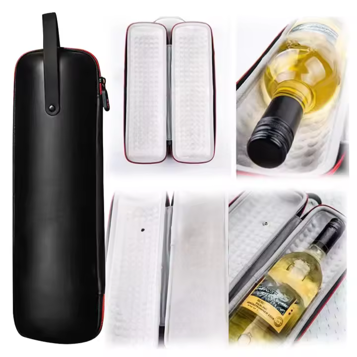Bolsa De Hielo EVA Para Vino Impermeable Y Antichoque Con Correa De Mano Para Guardar Y Transportar Vino En Fiestas Y Viajes - 1