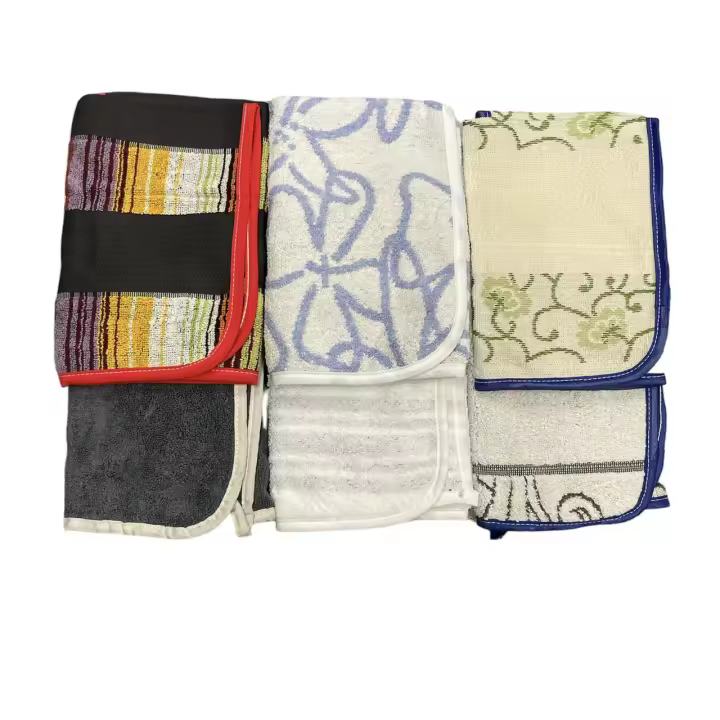 6 Paños de Felpo S/bordado de Cocina Rizo 100% Algodón UE Multicolor - 1