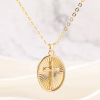 Encanto Collar con colgante geométrico de moda para mujer, con letras doradas y mariposa. - details 19