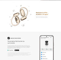 Official | xiaomi Openwear Stereo Pro, Comodidad durante todo el día gracias a un ajuste seguro, Varios controladores con doble montura equilibrada para un sonido profesional, Ajuste Harman AudioEFX con dos perfiles de ecualización exclusivos - details 11