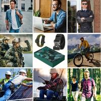 Cinturón Hombre Regalo para Hombre Cinturon Tactico Hombre y Pulsera Supervivencia Senderismo, Camping, Pesca, Caza, Acampada Cinturones Hombre  Cumpleaños, Dia del Padre, Navidad, Reyes - details 1