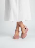 Calzados soraia, Alpargatas de Cuña con Plataforma para Mujer - Sandalias de Esparto con Tira al Tobillo, Punta Cerrada y Acabado en Gamuza Sintética - Calzado Cómodo de Verano Estilo Boho Chic - details 27