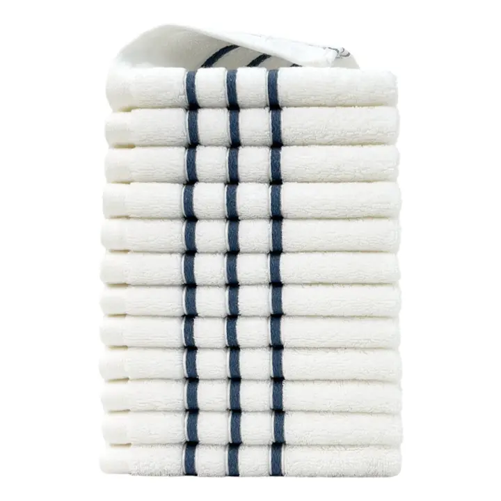 Pure cotton square towel pure cotton solid color household small towel 12 pieces thick soft Wxxbd - 1