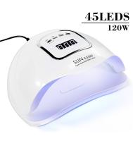 Lámpara LED UV SUN X5 MAX Para Uñas Con Sensor Inteligente 45 LEDs Secador De Uñas Para Remover Polvos De Gel Manicura Herramientas De Equipamiento - details 0