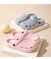 Zapatillas De Mujer Para El Verano Antideslizantes De EVA Para El Hogar Jardín Playa Exterior Con Plataforma Cómodas Y Modernas - details 13