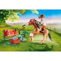 PLAYMOBIL country poni coleccionable connemara (70516) pony con manta y accesorios para caballos - details 1