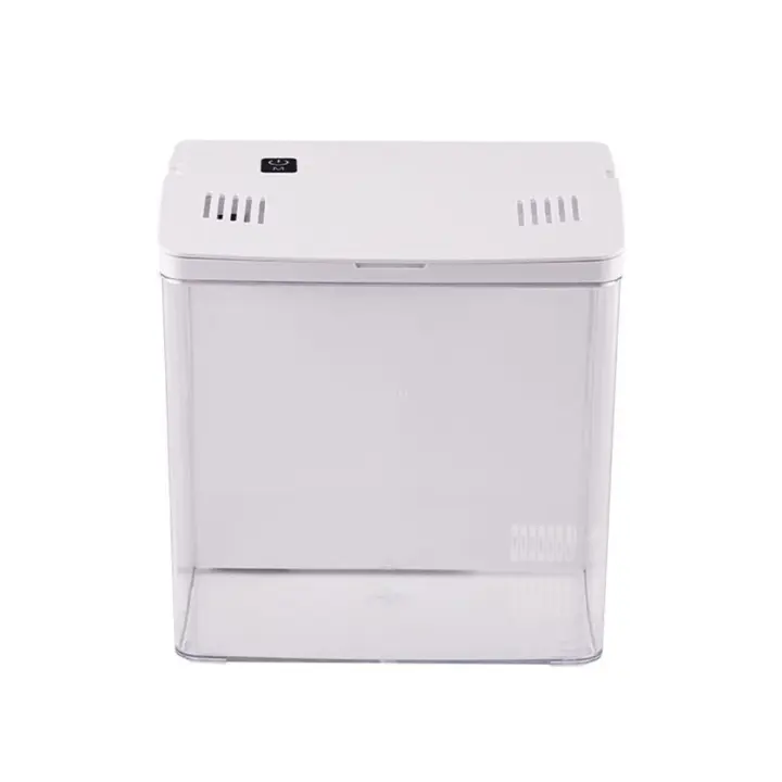 Acuario Pequeño Para El Hogar O Sala De Estar Acuario Mini Para Betta Ecológico De Escritorio Material Plástico - 1