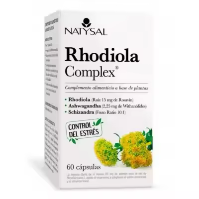 Calmogene® ó Rhodiola Complex® (Rhodiola rosea, Ashwaganda, Schizandra) 60 Cápsulas de Natysal - 1