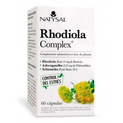 Calmogene® ó Rhodiola Complex® (Rhodiola rosea, Ashwaganda, Schizandra) 60 Cápsulas de Natysal - 1