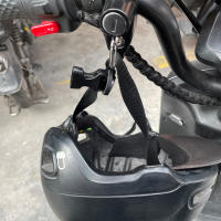 Cerradura Antirrobo Para Casco De Motocicleta Tamaño Compacto Tratamiento De Hierro Fundido Negra Resistente Al Rusticidad Fijación Sencilla Y Rápida - details 2