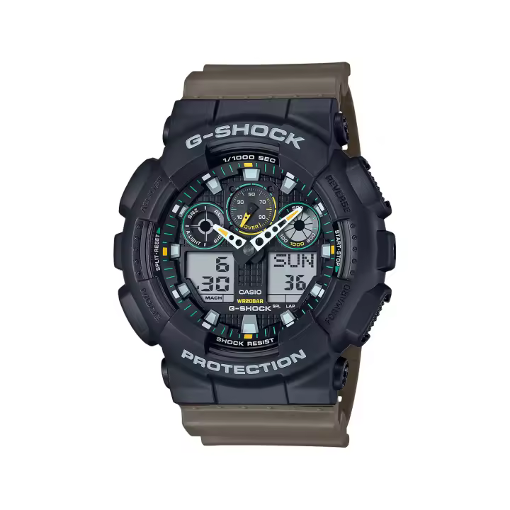 Casio Reloj analógico digital GA-100TU-1A3ER , para Hombre - 1