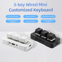 Teclado Mini Personalizado MK321U Con Switch Mecánico Azul Y Cable Desmontable Para Oficina Juego Multimedia Estilo Numérico - details 3
