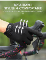 Guantes De Ciclismo Con Dedos WEST BIKING Antideslizantes Absorción De Choque Pantalla Táctil Transpirables Para Bicicleta Equipamiento De Ciclismo - details 3
