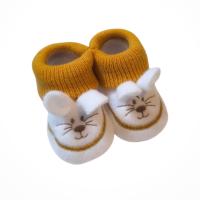 Patucos bebé recién nacido suaves, Zapatos bebé con diseño ratón, Patucos antideslizantes recién nacido, Zapatitos bebé orejas y bigotes ratón, Calzado bebé primeros pasos animalito, Patucos recién nacido ratón cómodos, Zapatitos suaves bebé estilo ratón - details 19