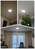 Lámpara De Techo LED Ultrafina 2.4cm MARPOU Con Diseño De Madera Para Sala De Estar Dormitorio Y Cocina 220V 110V Luz Diaria Moderna - details 11