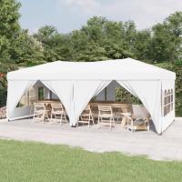 vidaXL Carpa para Fiestas Plegable con Paredes Cenador Tienda Color Taupé,  Azul,  Blanco y mas - details 3