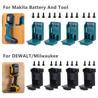 Soporte De Pared Para Baterías De Herramientas Eléctricas Compatible Con Makita/Dewalt 18V Organizador De Perforadoras 2-en-1 - details 4