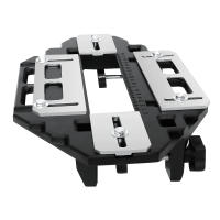 Kit De Instalación De Juego Para Aberturas De Agujeros Y Ranuras En Madera Herramienta De Carpintería Aluminio Base De Router Y Cortador De Fresadora - details 14