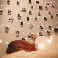 Cadena De Luces De Cobre Con Clip USB Para Decoración De Fiestas Y Navidad Estrella Luz Atmosfera Para Habitación Y Pared - details 3