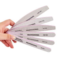 Kit Profesional De Archos Para Uñas 3/5/10pcs Sandía Negra 80/100/180 Grados Lijadores De Uñas De Acrílico Para Pulir Y Esmalte - details 4