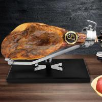 Jamonero profesional de acero inoxidable 304 - Soporte giratorio 360° para jamones ibéricos/pata negra/serrano, base antideslizante para una perfecta fijación - ideal para casa/bar/regalos - details 3