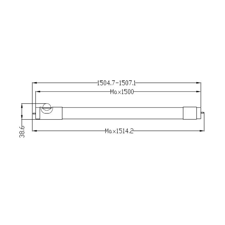Ledkia Tubo LED 150cm T8 G13 Detector de Movimiento PIR con luz de Seguridad 23W 140lm/W No Flicker 6000K Blanco Frío No - 1