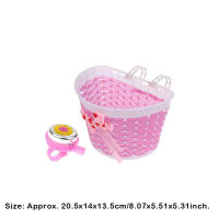 Bicicleta De Plástico Para Niños Con Cesta Desmontable Y Campana Accesorios De Ciclismo Coloridos Y Encantadores Para Exterior - details 3