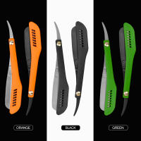 Nueva Tipo Barbera Cuchillo De Afeitar Manual Acero Inoxidable Cuchillas Para Barba Y Cabello Hombre Portador De Afeitar De Acrílico - details 3