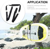 Correa ajustable de tela Oxford SUP correa de transporte resistente para tablas de surf, tablas de paddle, longboards y kayaks - details 1