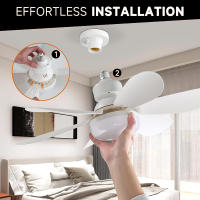 Ventilador De Techo Moderno Con Luz Y Control Remoto Combina Ventilador Y Luz LED Dimmable Para Decoración Interior Incluye Bombilla - details 3